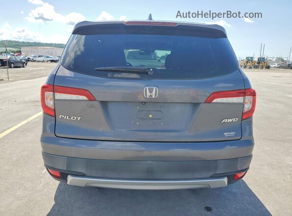 5FNYF6H54MB070905 2021 HONDA PILOT Gray Rear view