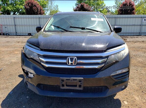 5FNYF6H55GB095901 2016 HONDA PILOT Black Widok z przodu