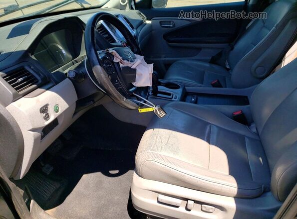 5FNYF6H55GB095901 2016 HONDA PILOT Black Widok wnętrza z przodu