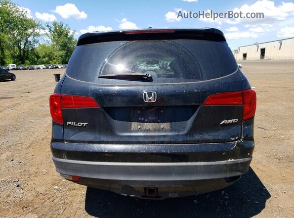 5FNYF6H55GB095901 2016 HONDA PILOT Black Widok z tyłu