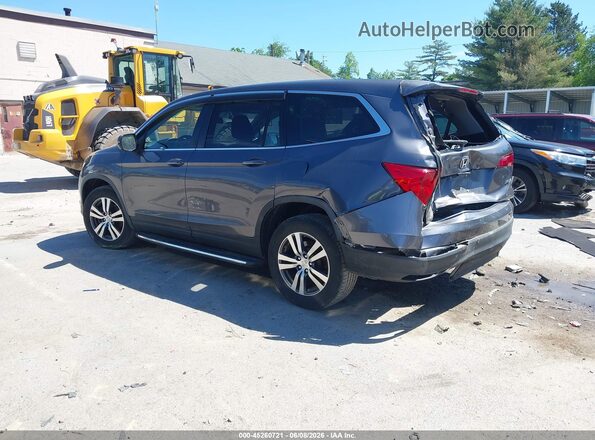 5FNYF6H55HB043444 2017 HONDA PILOT Серый Задняя левая четверть