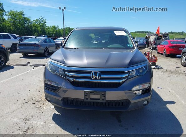 5FNYF6H55HB043444 2017 HONDA PILOT Серый Вид задней части салона