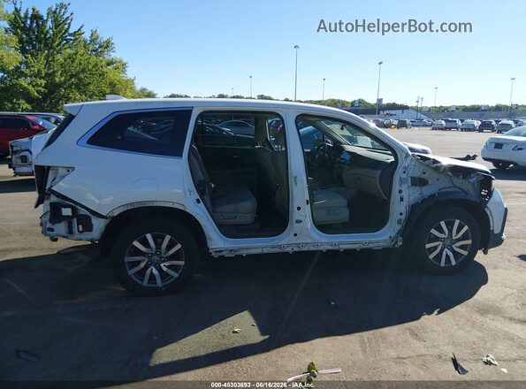5FNYF6H55KB013769 2019 HONDA PILOT White Front view