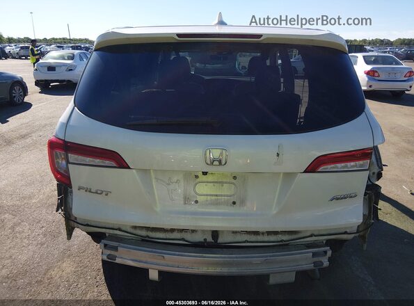 5FNYF6H55KB013769 2019 HONDA PILOT White 