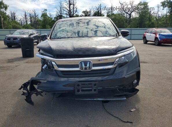 5FNYF6H55KB064947 2019 HONDA PILOT Black წინა ხედი
