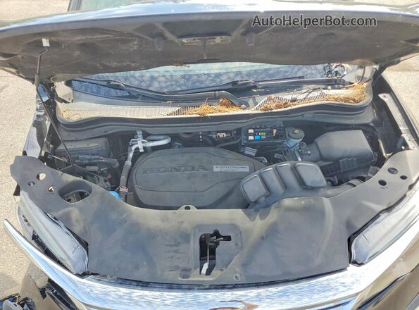 5FNYF6H55KB064947 2019 HONDA PILOT Black ძრავის განყოფილების ხედი