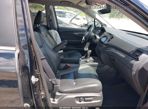 5FNYF6H55LB014485 2020 HONDA PILOT Black წინა სალონის ხედი