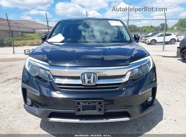 5FNYF6H55LB014485 2020 HONDA PILOT Black ხელსაწყოთა პანელის ხედი