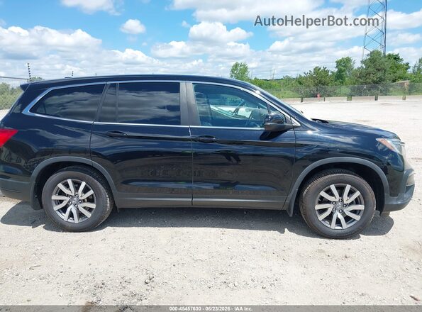 5FNYF6H55LB014485 2020 HONDA PILOT Black უკანა სალონის ხედი