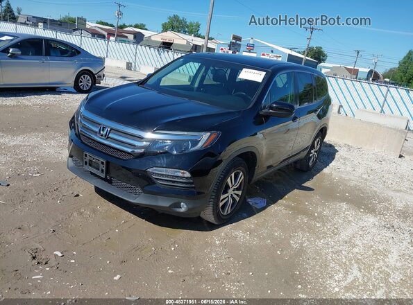 5FNYF6H56HB005222 2017 HONDA PILOT Черный Передняя левая четверть