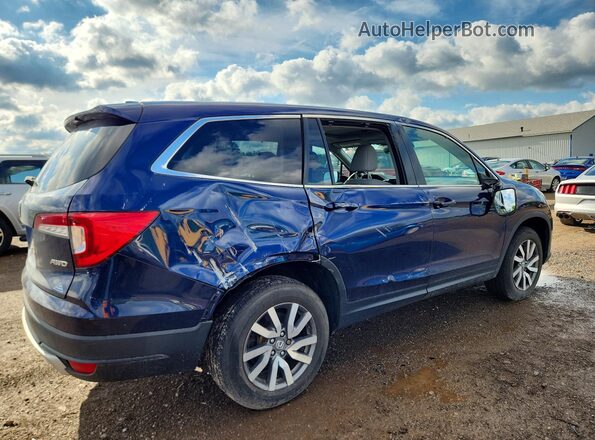 5FNYF6H56KB023162 2019 HONDA PILOT Blue 