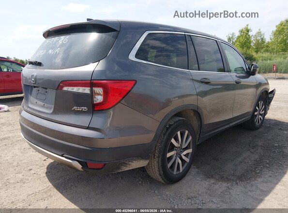 5FNYF6H56KB037501 2019 HONDA PILOT Gray უკანა მარჯვენა