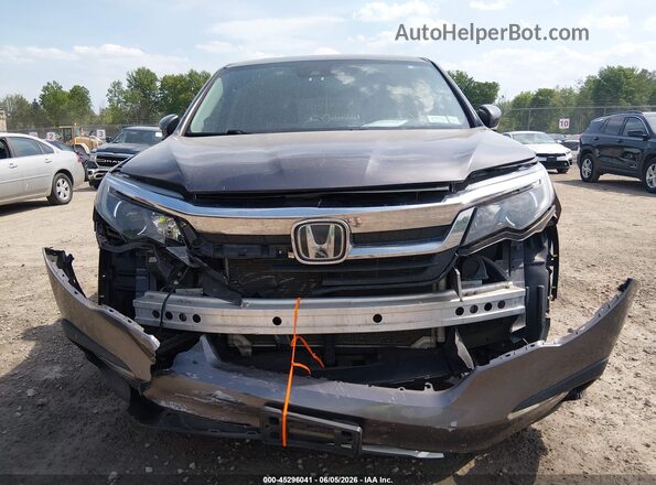 5FNYF6H56KB037501 2019 HONDA PILOT Gray წინა ხედი