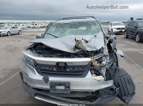 5FNYF6H56LB044935 2020 HONDA PILOT Silver Front view