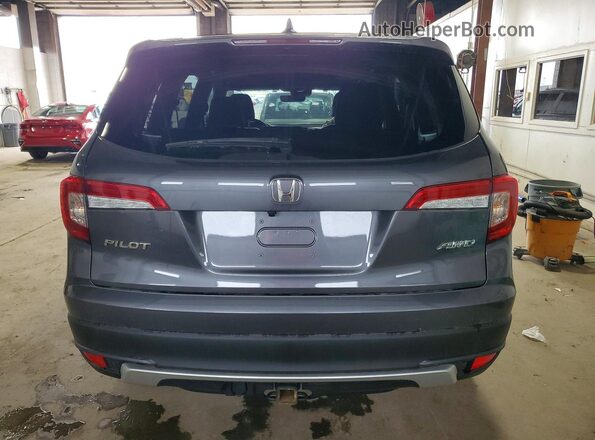 5FNYF6H56LB049147 2020 HONDA PILOT Gray Rear view