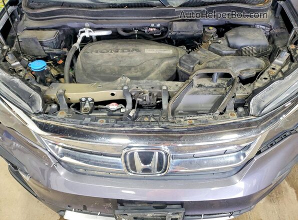 5FNYF6H56LB049147 2020 HONDA PILOT Gray Engine compartment view