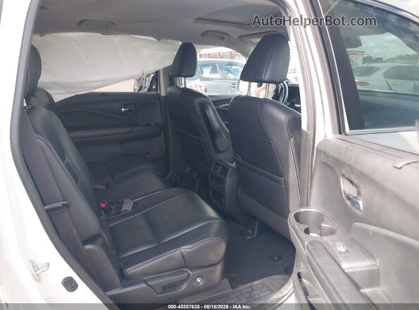 5FNYF6H56MB037274 2021 HONDA PILOT White VIN კოდის სტიკერის ხედი