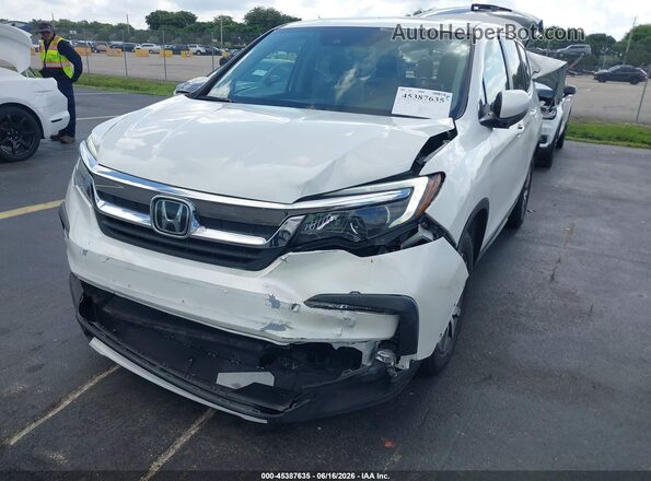 5FNYF6H56MB037274 2021 HONDA PILOT White წინა ხედი