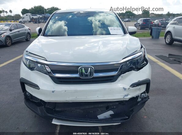 5FNYF6H56MB037274 2021 HONDA PILOT White ხელსაწყოთა პანელის ხედი