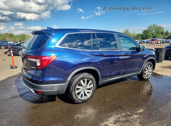 5FNYF6H56NB033498 2022 HONDA PILOT Blue უკანა მარჯვენა