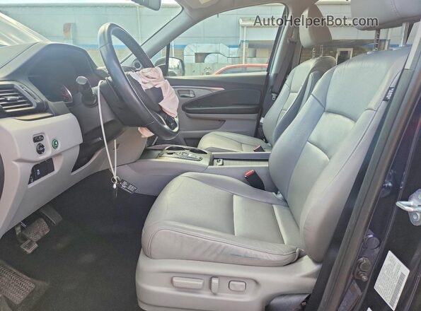 5FNYF6H56NB033498 2022 HONDA PILOT Blue წინა სალონის ხედი