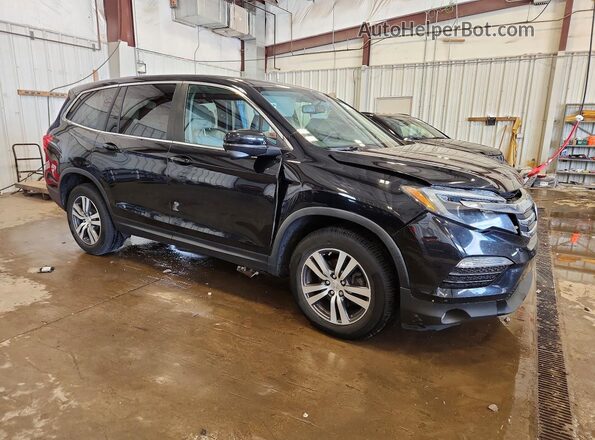5FNYF6H57HB032204 2017 HONDA PILOT Black Front right