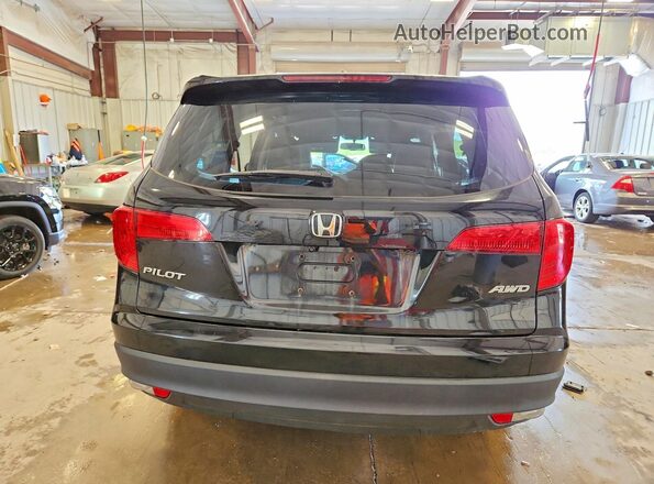 5FNYF6H57HB032204 2017 HONDA PILOT Black Rear view