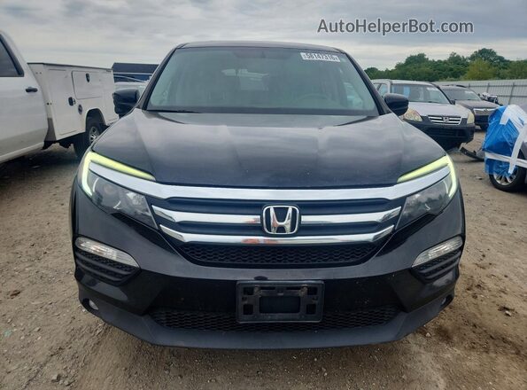 5FNYF6H57HB074873 2017 HONDA PILOT Black Front view