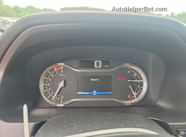 5FNYF6H57HB074873 2017 HONDA PILOT Black Instrument cluster view
