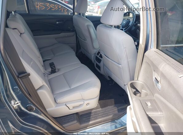 5FNYF6H57KB099733 2019 HONDA PILOT Blue Вид наклейки з VIN-кодом