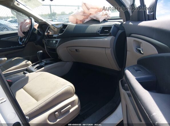 5FNYF6H57LB017484 2020 HONDA PILOT White Вид салону спереду