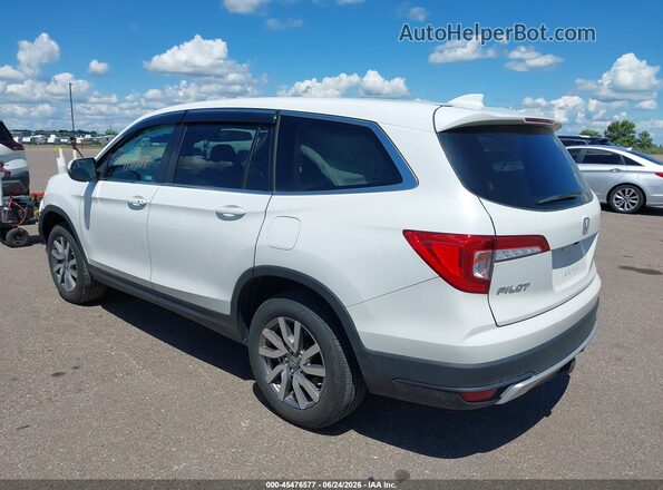 5FNYF6H57MB003814 2021 HONDA PILOT White Trasero izquierdo
