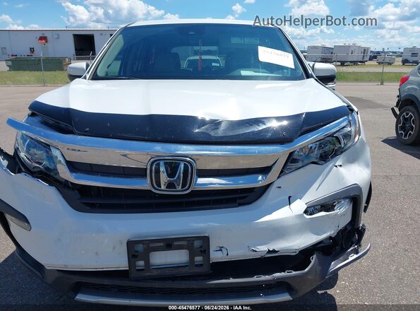 5FNYF6H57MB003814 2021 HONDA PILOT White Vista del cuadro de instrumentos