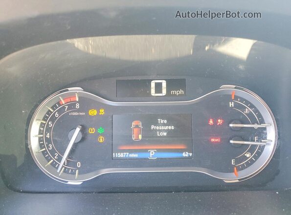 5FNYF6H58HB016805 2017 HONDA PILOT Blue Widok zestawu wskaźników