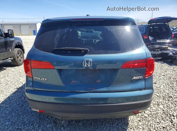 5FNYF6H58HB016805 2017 HONDA PILOT Blue Widok z tyłu