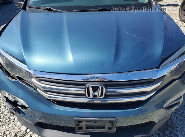 5FNYF6H58HB016805 2017 HONDA PILOT Blue Widok komory silnika