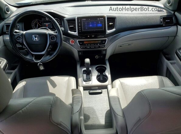 5FNYF6H58JB026529 2018 HONDA PILOT Gray წინა პანელის ხედი