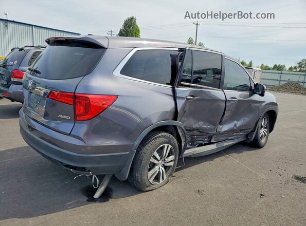 5FNYF6H58JB026529 2018 HONDA PILOT Gray უკანა მარჯვენა