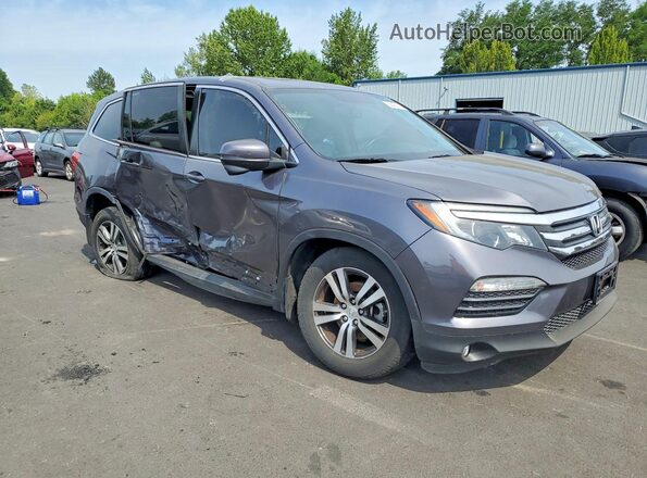 5FNYF6H58JB026529 2018 HONDA PILOT Gray წინა მარჯვენა