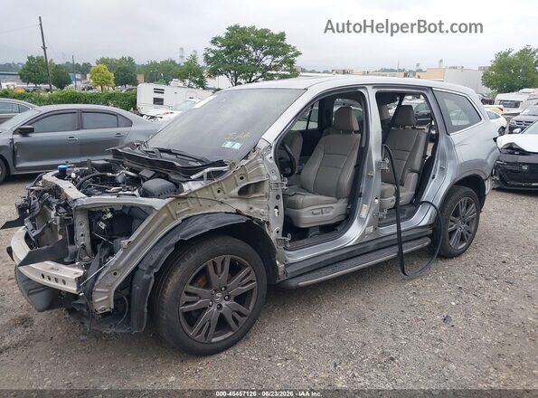 5FNYF6H58KB019498 2019 HONDA PILOT Silver Передня ліва чверть