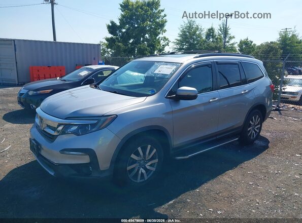 5FNYF6H58KB050654 2019 HONDA PILOT Silver Przód lewy