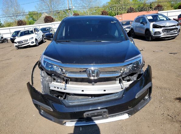 5FNYF6H58KB100940 2019 HONDA PILOT Black Вид спереду