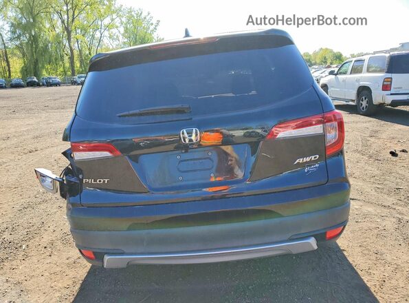 5FNYF6H58KB100940 2019 HONDA PILOT Black Вид ззаду
