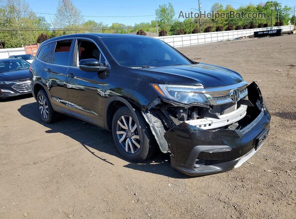 5FNYF6H58KB100940 2019 HONDA PILOT Black Передня права чверть