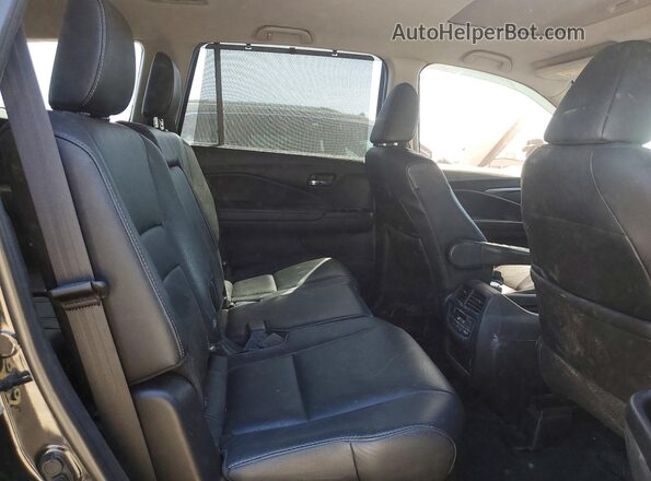 5FNYF6H58MB051466 2021 HONDA PILOT Black Rear seats view