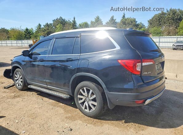 5FNYF6H58MB051466 2021 HONDA PILOT Black Rear left