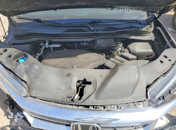 5FNYF6H58MB051466 2021 HONDA PILOT Black Rear interior view