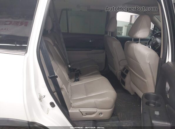 5FNYF6H59GB095092 2016 HONDA PILOT White VIN კოდის სტიკერის ხედი