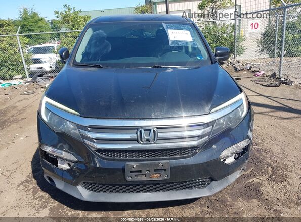 5FNYF6H59HB063633 2017 HONDA PILOT Black Սարքավորումների վահանակի տեսք