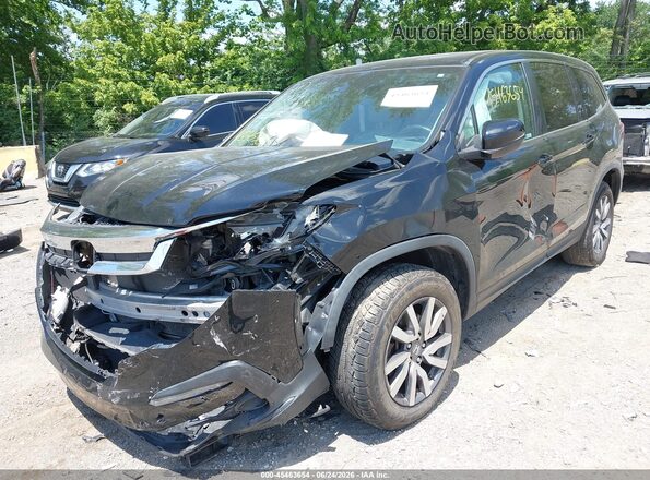 5FNYF6H59KB047004 2019 HONDA PILOT Black Front view